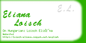 eliana loisch business card